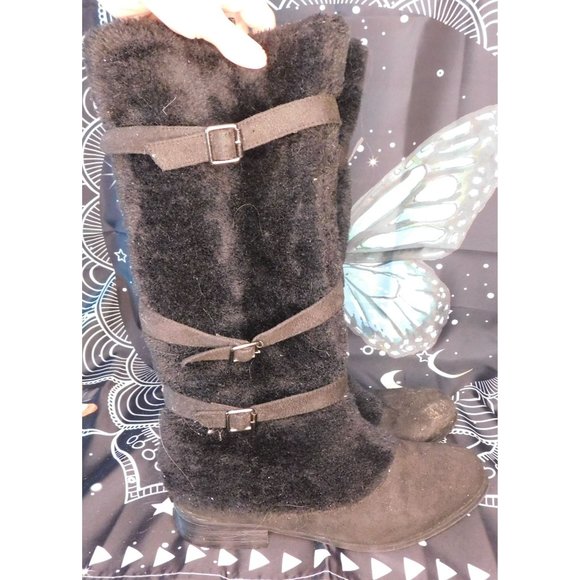 Wanted Plush Knee High Boots - Picture 2 of 6